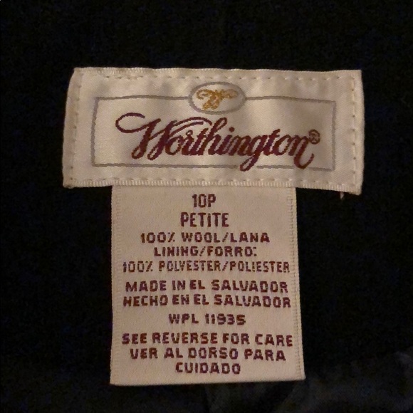 Vintage Pendleton Black Wool Jacket Women's 10P - Picture 8 of 9